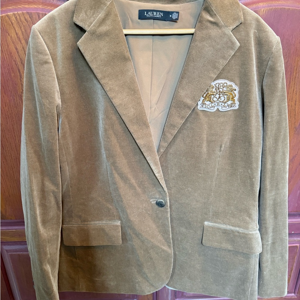 Ralph Lauren Brown/Tan Jacket with Black Label